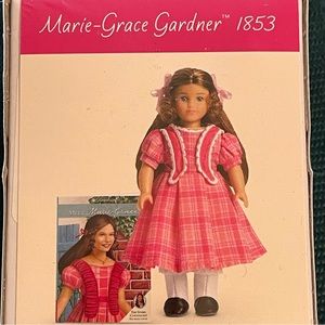 American Girl companion mini doll with book Marie-Grace Gardner 1853